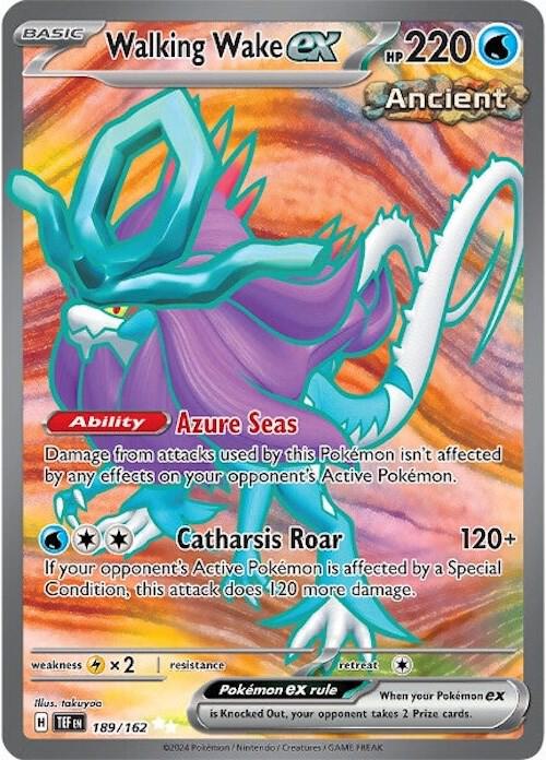 Walking Wake ex 189/162 (SV05: Temporal Forces) - Holofoil