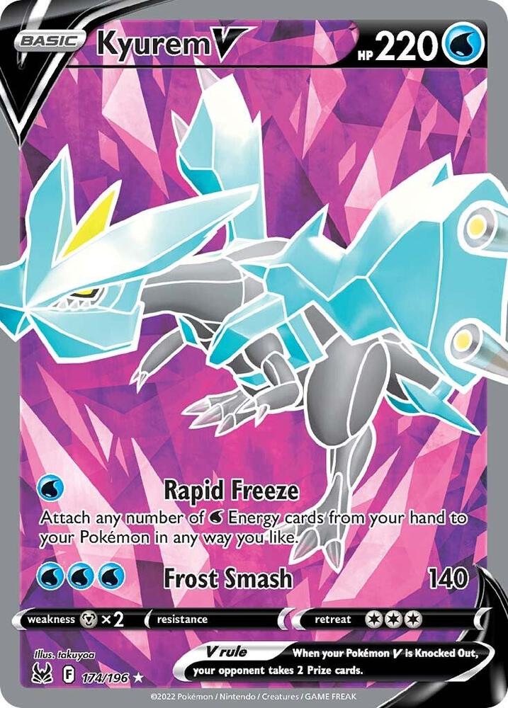 Kyurem V 174/196 (SWSH11: Lost Origin) - Holofoil