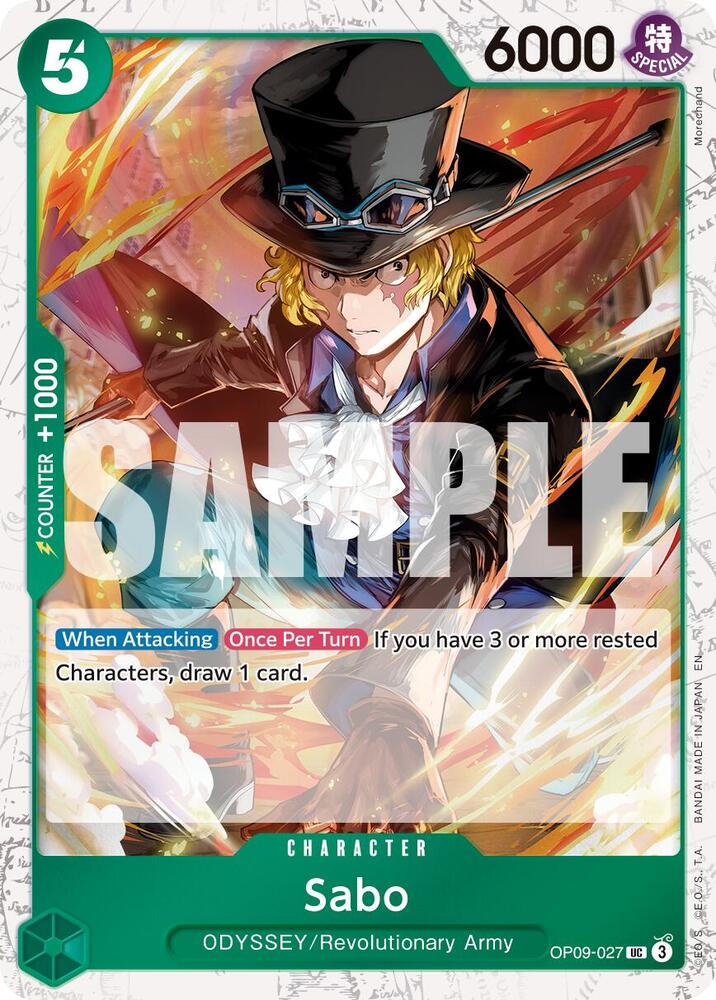 Sabo OP09-027 (Premium Booster -The Best- Vol. 2) - Pirate Foil