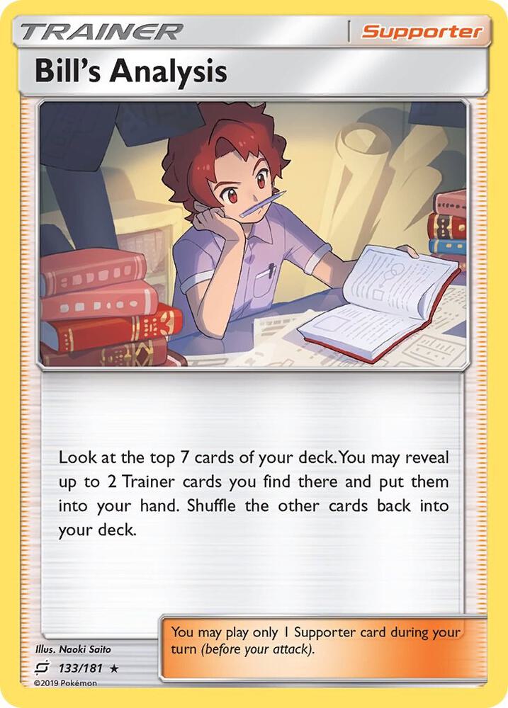 Bill's Analysis 133/181 (SM - Team Up) - Holofoil