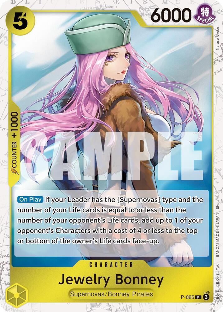 Jewelry Bonney P-085 (Premium Booster -The Best- Vol. 2) - Pirate Foil