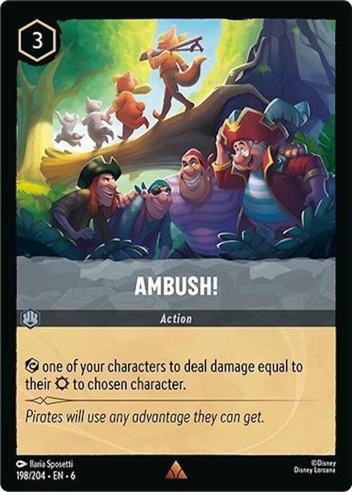 Ambush! 198/204 (Azurite Sea) - Cold Foil