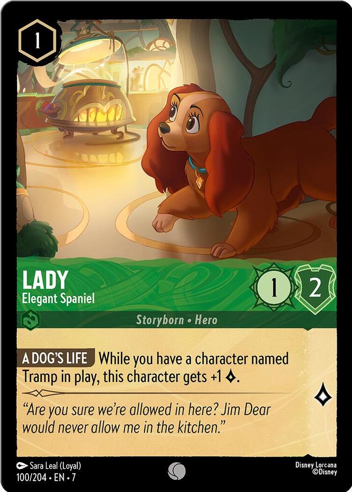 Lady, Elegant Spaniel 100/204 (Archazia's Island)