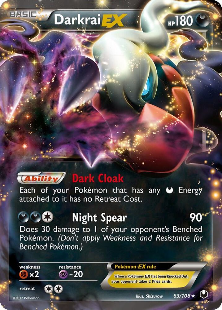 Darkrai EX 63/108 (Dark Explorers) - Holofoil