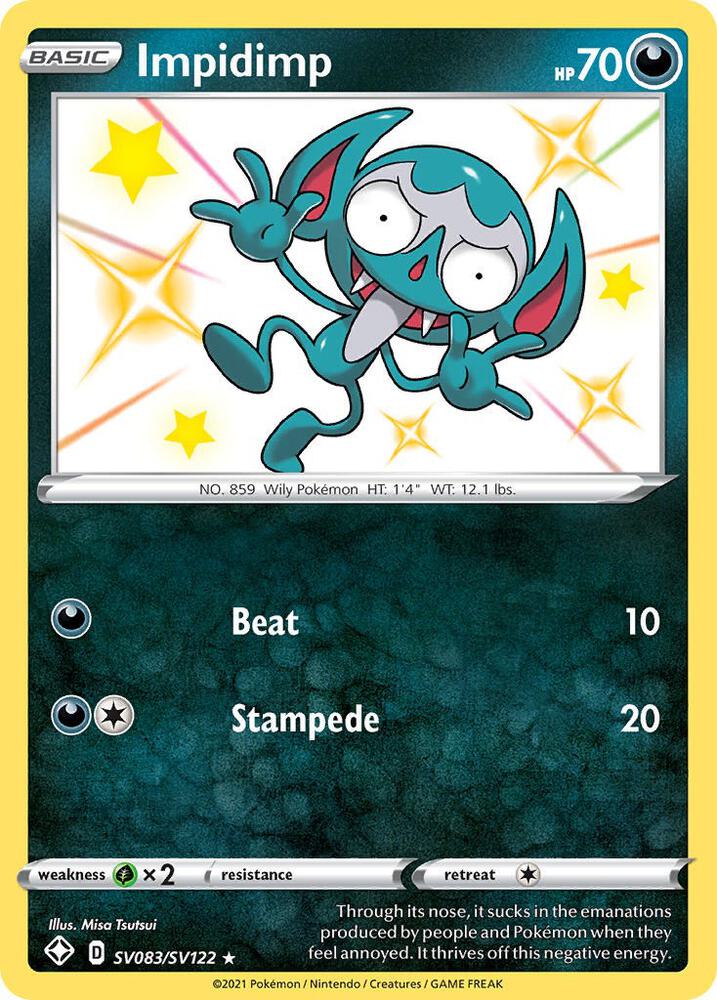 Impidimp SV083/SV122 (Shining Fates: Shiny Vault) - Holofoil