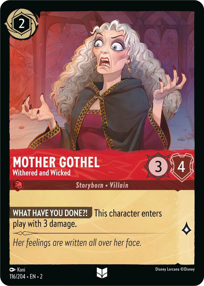 Mother Gothel, Withered and Wicked 116/204 (Rise of the Floodborn)