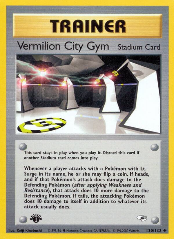 Vermilion City Gym 120/132 (Gym Heroes) - 1st Edition