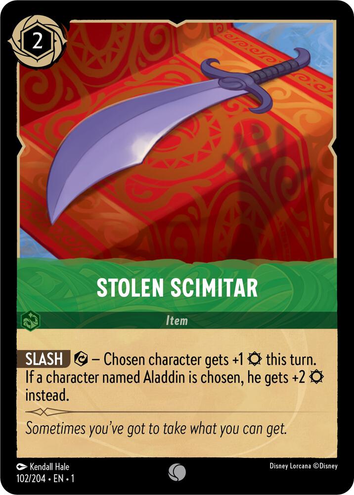 Stolen Scimitar 102/204 (The First Chapter) - Cold Foil
