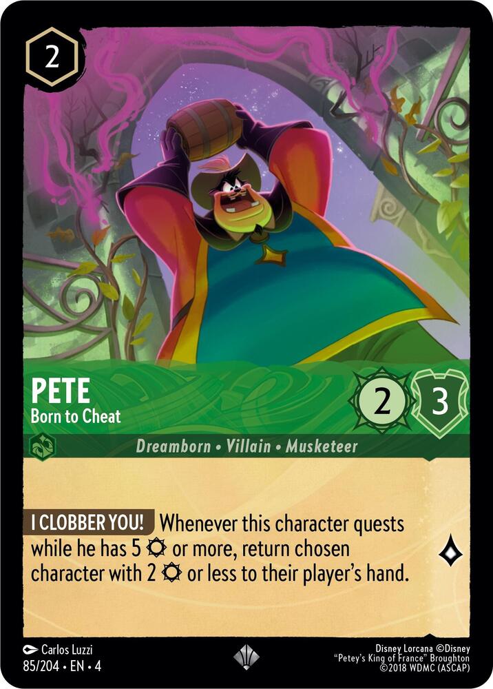 Pete, Born to Cheat 85/204 (Ursula's Return)