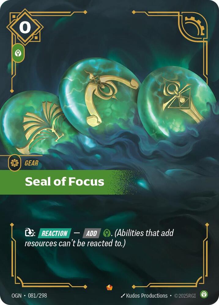 Seal of Focus 081/298 (Origins) - Foil