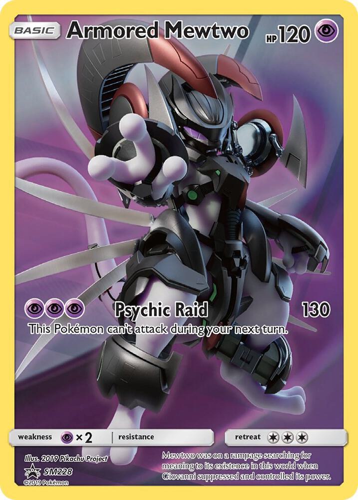 Armored Mewtwo SM228 (SM Promos) - Holofoil