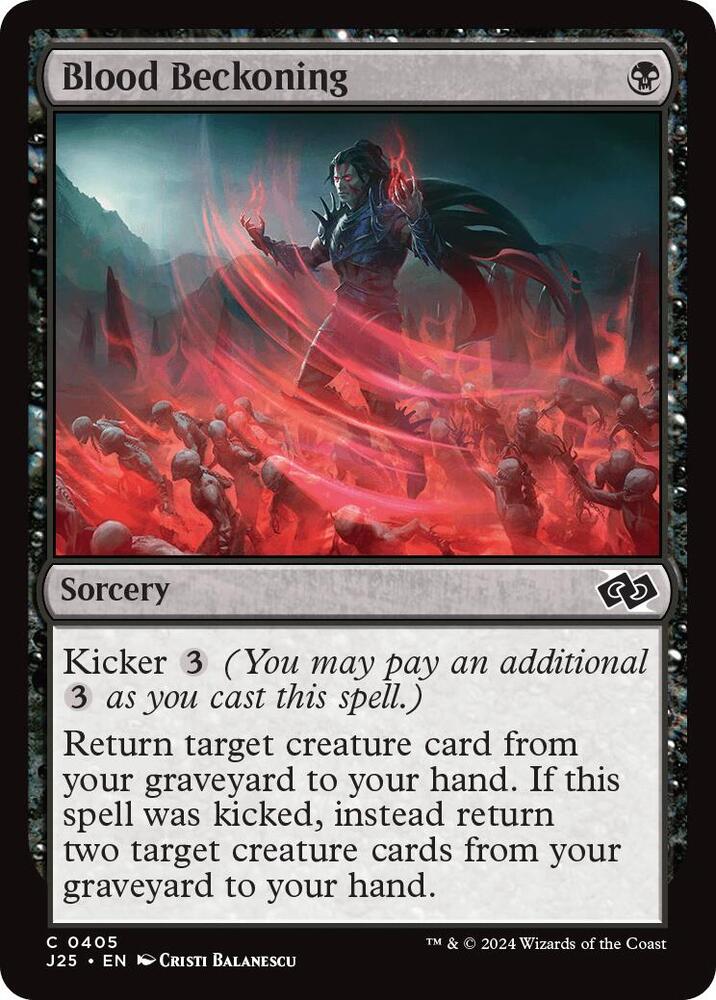 Blood Beckoning 405/779 (Foundations Jumpstart)