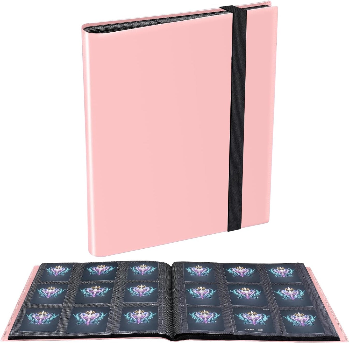 360 Pockets - 9 per page - Trading Card Binders - Light Pink
