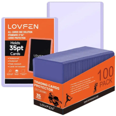 LOVFEN - TOPLOADER - 2 1/2" X 3 1/2" - Ultra Clear (PK 100)