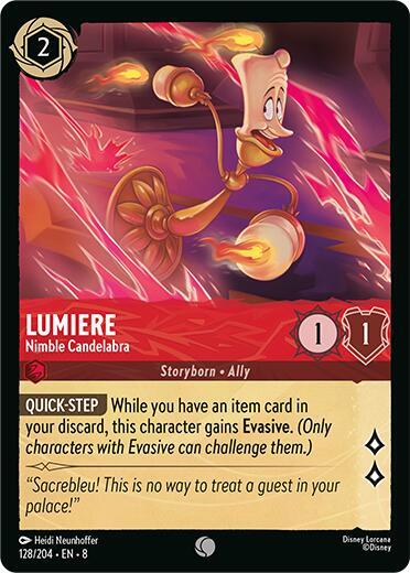 Lumiere, Nimble Candelabra 128/204 (Reign of Jafar)