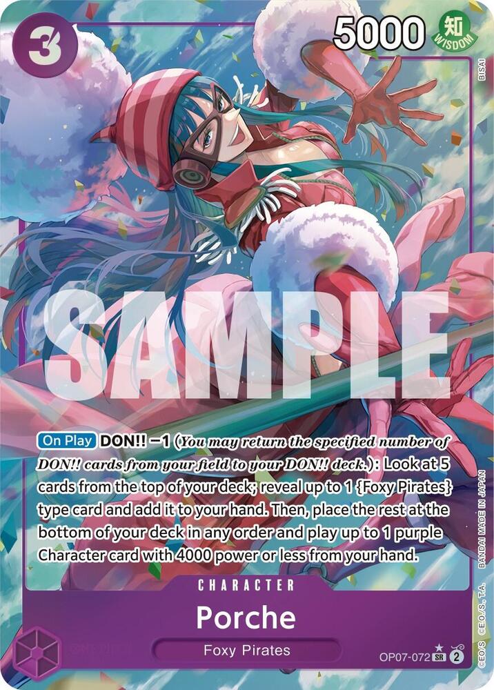 Porche OP07-072 (500 Years in the Future) - Alternate Art Foil
