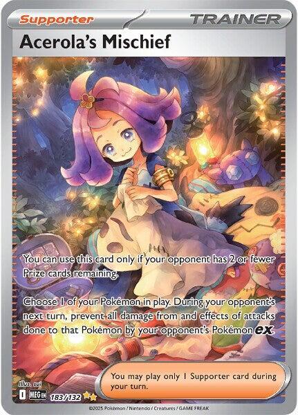 Acerola's Mischief 183/132 (ME01: Mega Evolution) - Holofoil