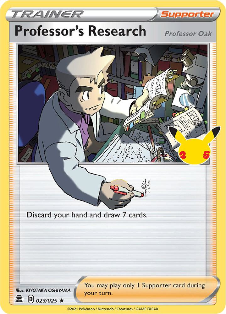 Professors Research Professor Oak 023/025 (Celebrations) - Holofoil