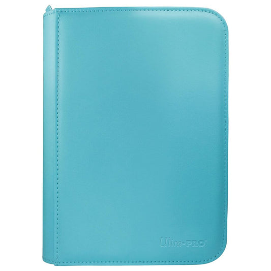 ULTRA PRO Binder - Vivid 4 Pocket Zippered Pro-Binder: Light Blue