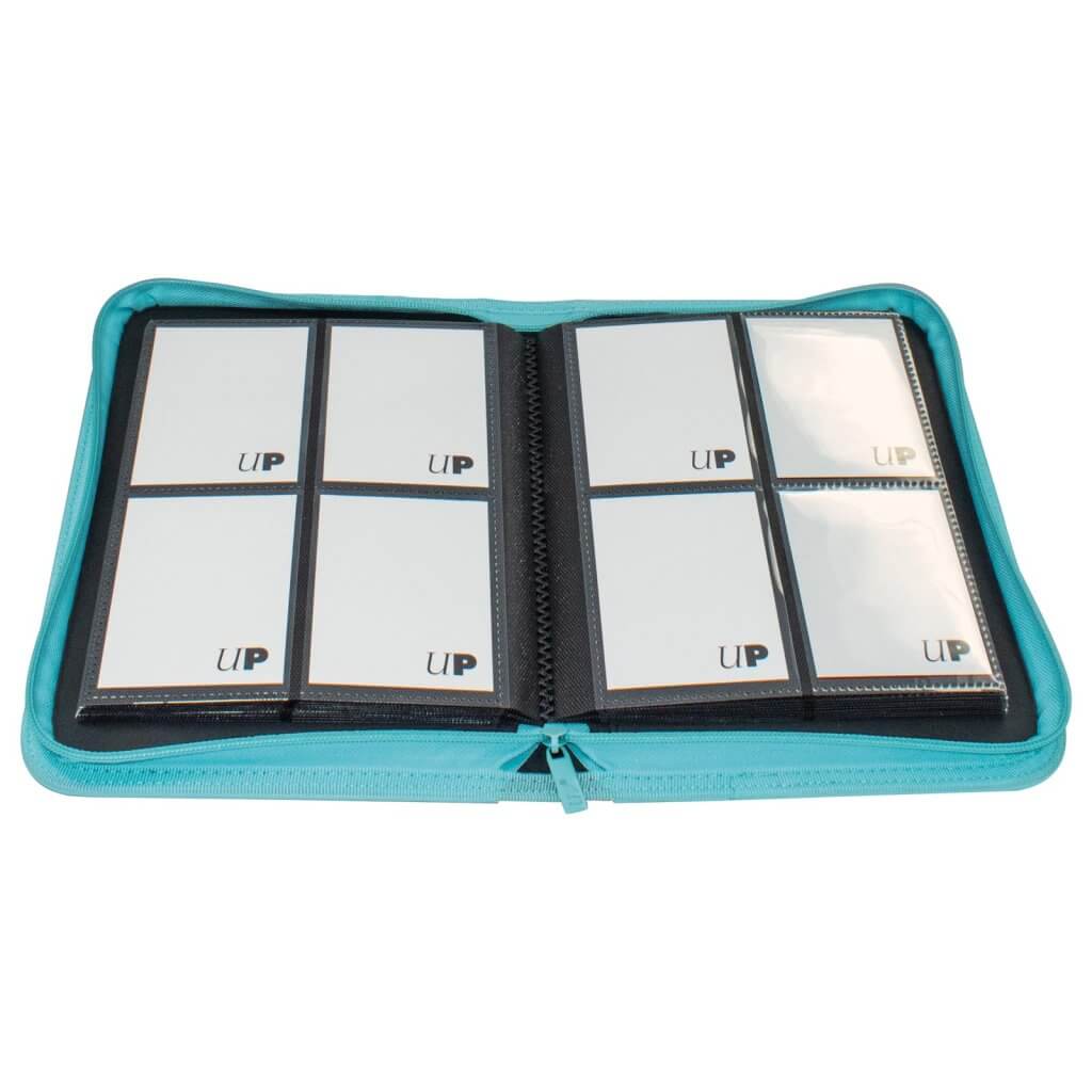 ULTRA PRO Binder - Vivid 4 Pocket Zippered Pro-Binder: Light Blue