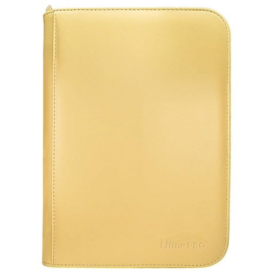 ULTRA PRO Binder - Vivid 4 Pocket Zippered Pro-Binder: Yellow
