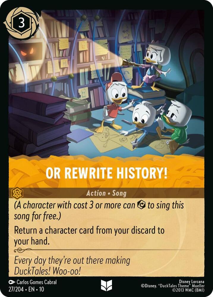 Or Rewrite History! 27/204 (Whispers in the Well)