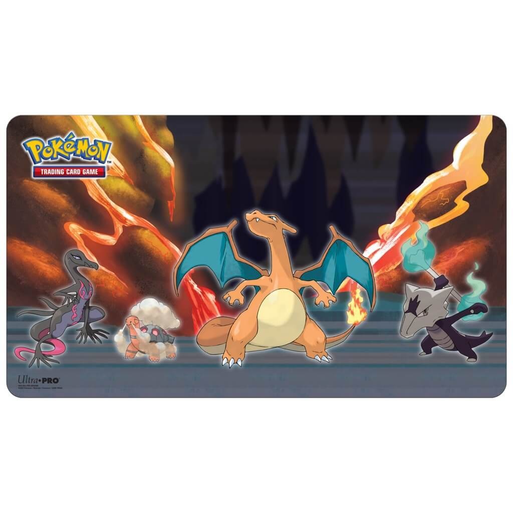 ULTRA PRO Pokémon - Gaming Tabletop TCG Playmat - Scorching Summit - Charizard Themed