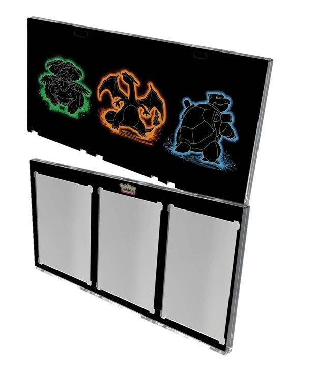 Pokemon Neon Kanto ONE-TOUCH EDGE(TM) 3-CARD Magnetic Acrylic Holder