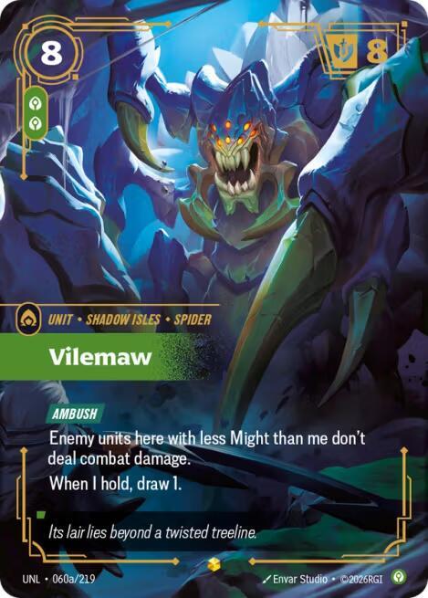Vilemaw Alternate Art 060a/219 (Unleashed) - Foil