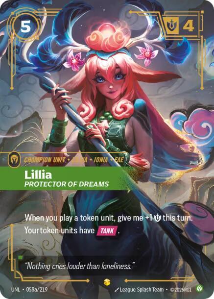 Lillia - Protector of Dreams 058a/219 (Unleashed) - Foil