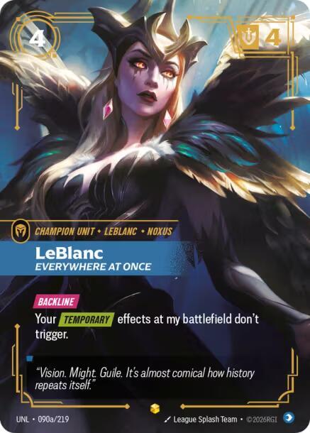 LeBlanc - Everywhere At Once 090a/219 (Unleashed) - Foil