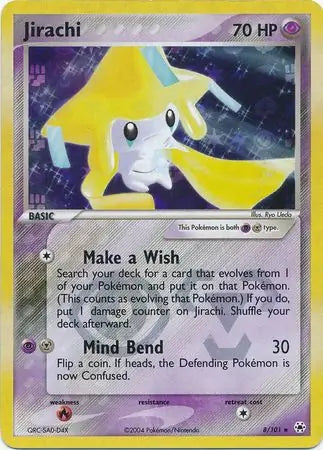 Jirachi 8/101 (Hidden Legends) - Reverse Holofoil