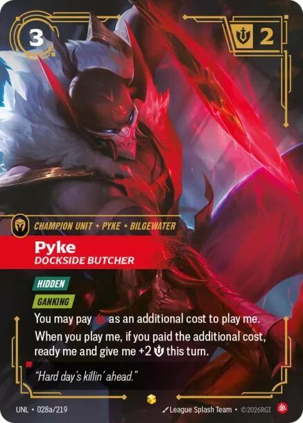 Pyke - Dockside Butcher 028a/219 (Unleashed) - Foil