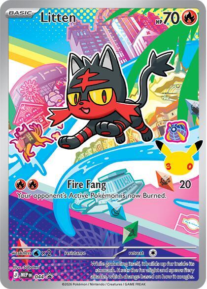 Litten 044 (First Partner Collection 2026) - Holofoil