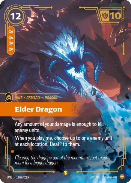 Elder Dragon 118a/219 (Unleashed) - Foil