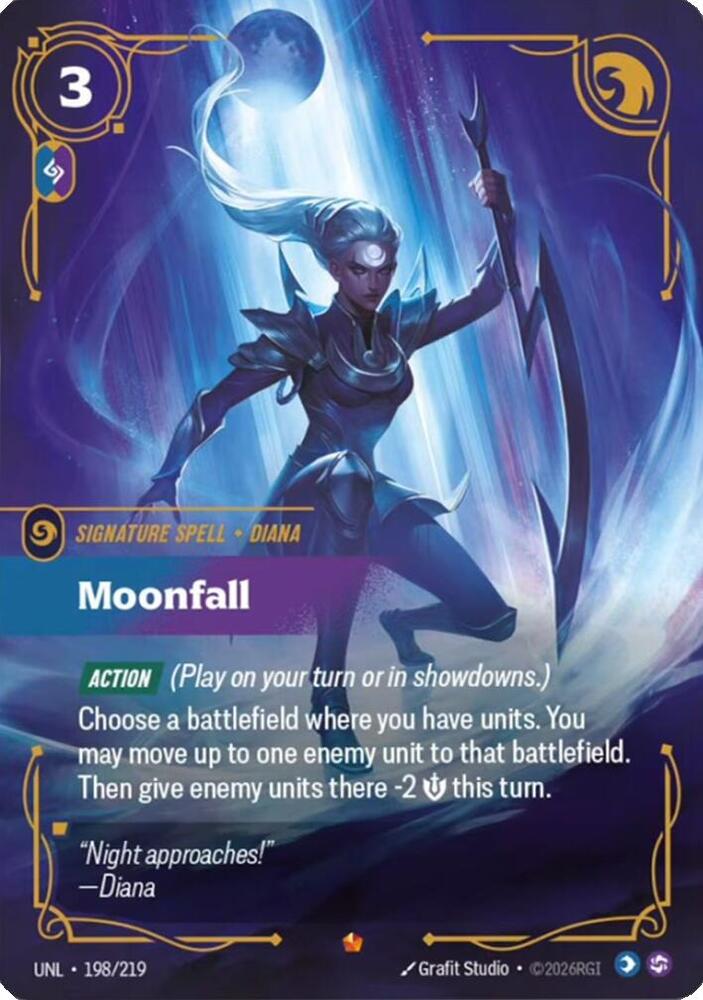 Moonfall 198/219 (Unleashed) - Foil