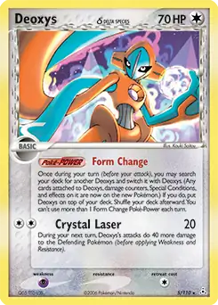Deoxys Delta Species Normal Forme 5/110 (Holon Phantoms) - Holofoil