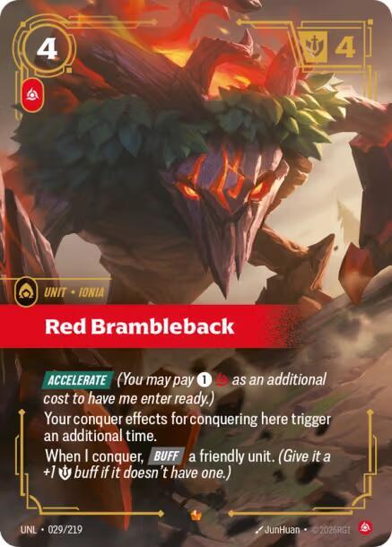 Red Brambleback 029/219 (Unleashed) - Foil
