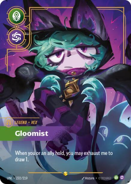 Vex - Gloomist 232/219 (Unleashed) - Foil