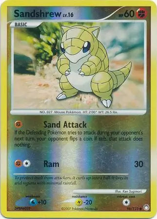 Sandshrew 96/123 (Mysterious Treasures) - Reverse Holofoil