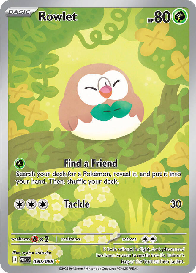 Rowlet 090/088 (ME03: Perfect Order) - Holofoil