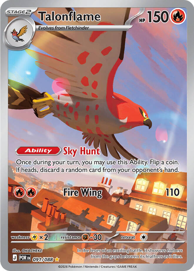 Talonflame 091/088 (ME03: Perfect Order) - Holofoil