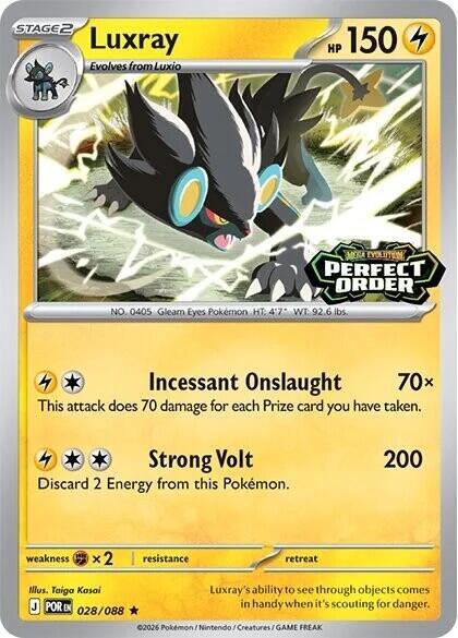 Luxray Perfect Order Stamped 028/088 (Miscellaneous Cards & Products) - Holofoil
