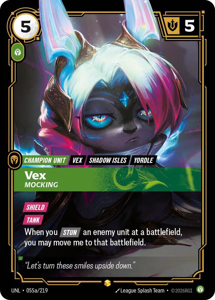 Vex - Mocking 055a/219 (Unleashed) - Foil