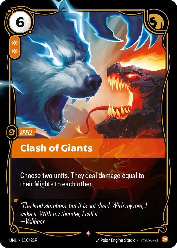 Clash of Giants 110/219 (Unleashed) - Foil