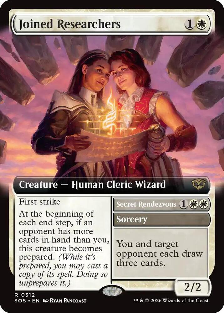 Joined Researchers // Secret Rendezvous 312 (Secrets of Strixhaven) - Extended Art Foil