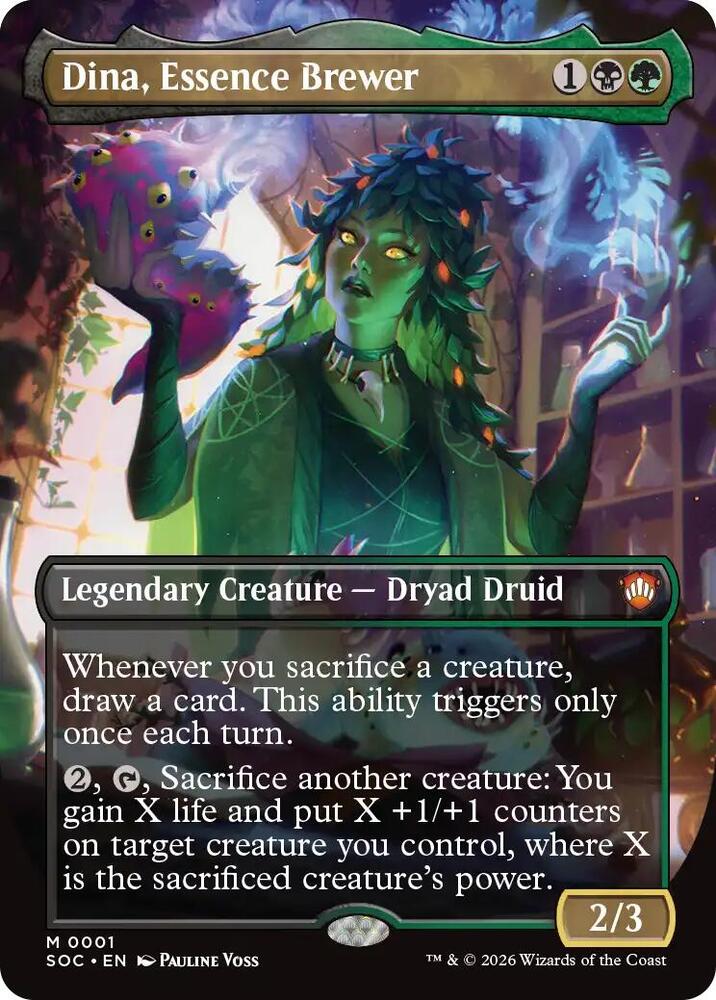 Dina, Essence Brewer 1 (Commander: Secrets of Strixhaven) - Borderless