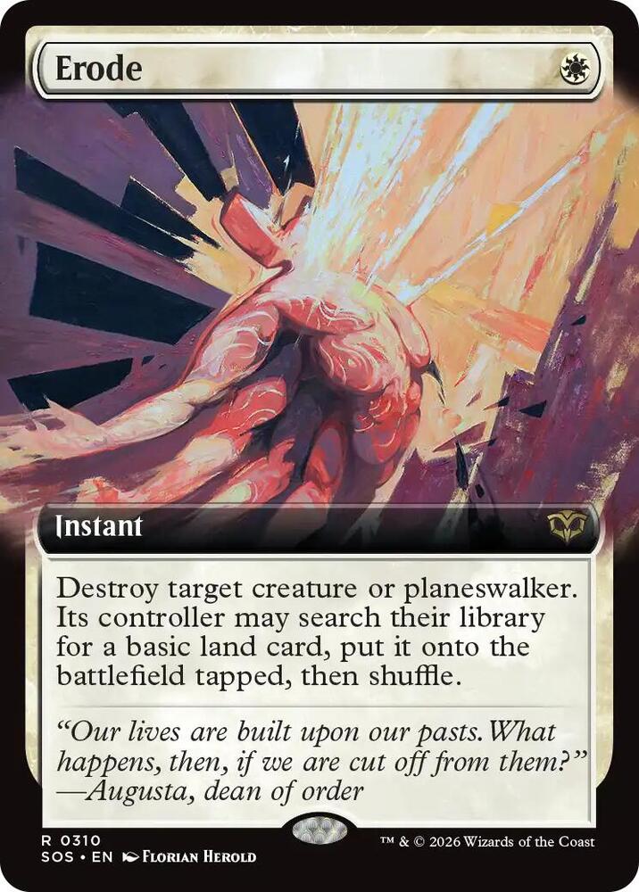 Erode 310 (Secrets of Strixhaven) - Extended Art Foil