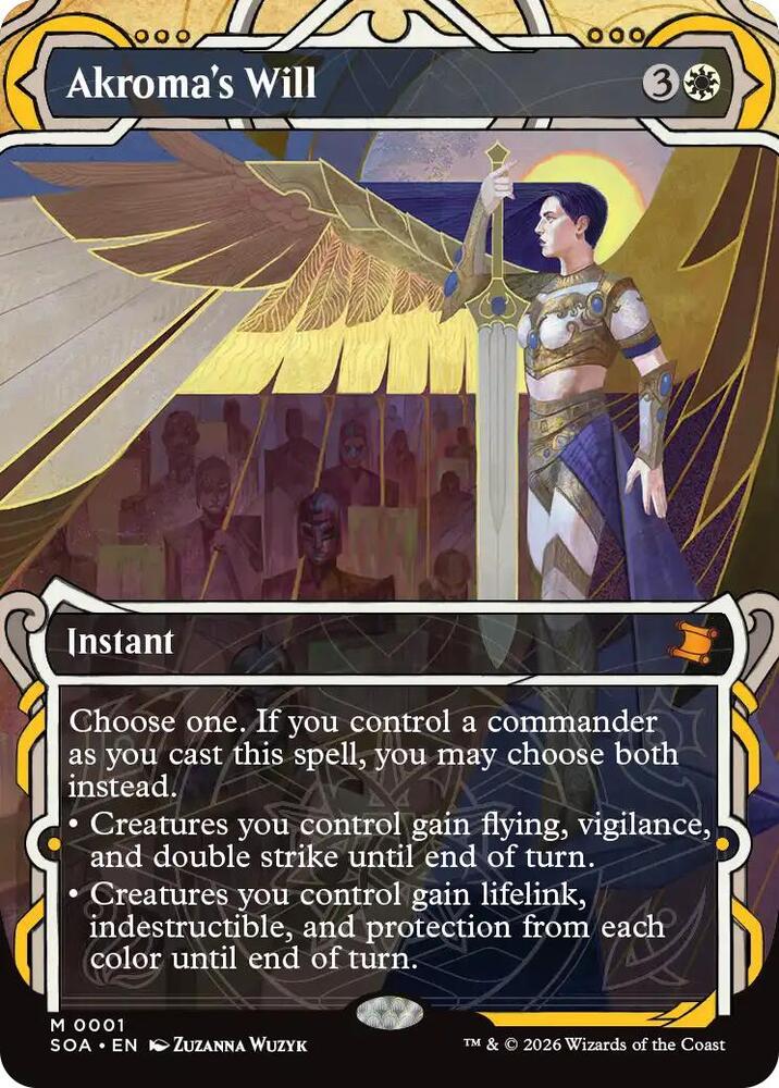 Akroma's Will 1 (Secrets of Strixhaven: Mystical Archive) - Foil