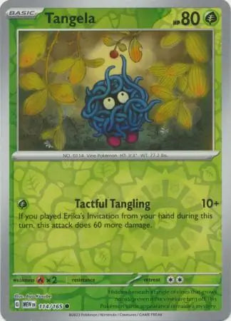 Tangela 114/165 (SV: Scarlet & Violet 151) - Reverse Holofoil
